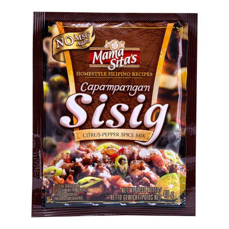 (Case) Mama Sita's Capampangan Sisig (Citrus-Pepper Spice Mix) 40g*24