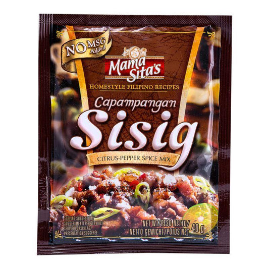 (Case) Mama Sita's Capampangan Sisig (Citrus-Pepper Spice Mix) 40g*24