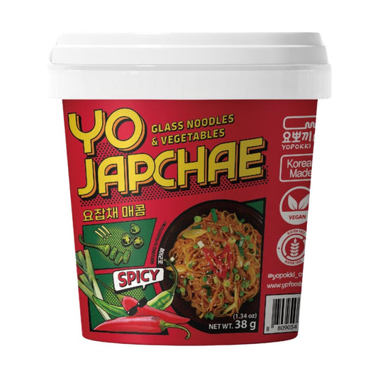 Young Poong Yojapchae Glass Noodle & Vegetables Cup (Spicy Flavour) 30 x 38g
