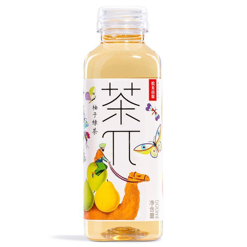 (Case) Nongfu Spring Pomelo Green Tea 農夫山泉 茶π柚子綠茶 500ml*15