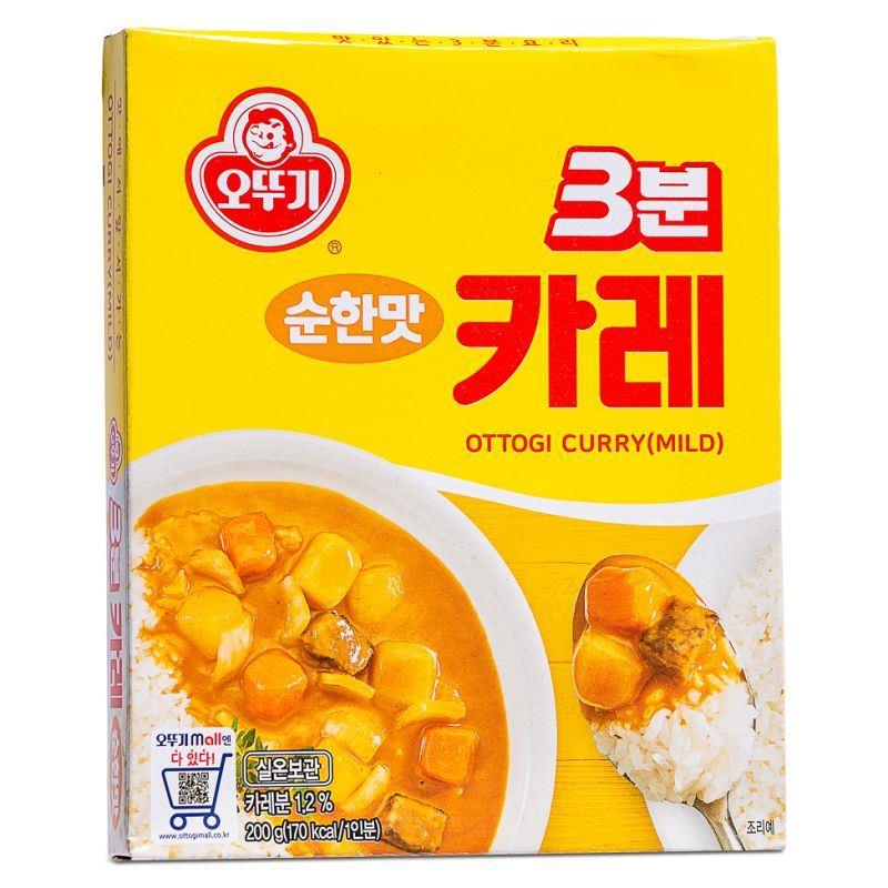 (Case) Ottogi 3 Minute Curry Sauce (Mild) 3분 카레 (순한맛) 200g*24