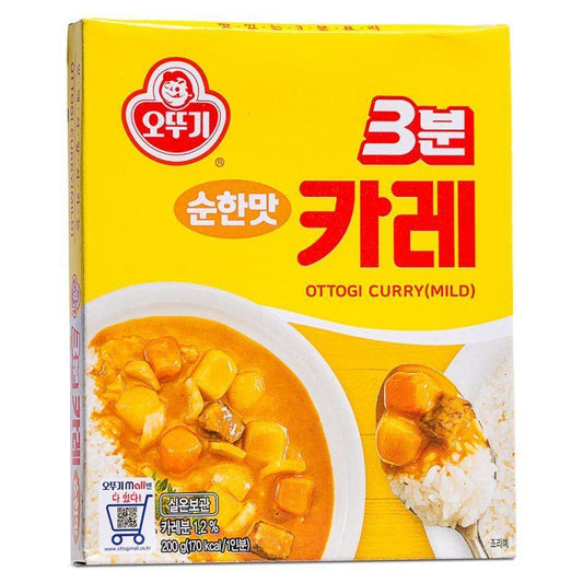 (Case) Ottogi 3 Minute Curry Sauce (Mild) 3분 카레 (순한맛) 200g*24