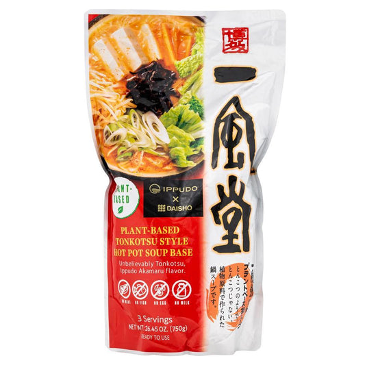 (Case) Daisho x Ippudo Plant Based Tonkotsu Style Hot Pot Soup Base 博多一風堂 プラントベース鍋スープ 750g*10