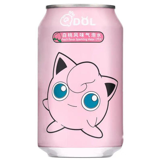 (Case) QDOL Pokemon Sparkling Water (Peach Flavour) 夢可寳 白桃風味氣泡水 330ml*24