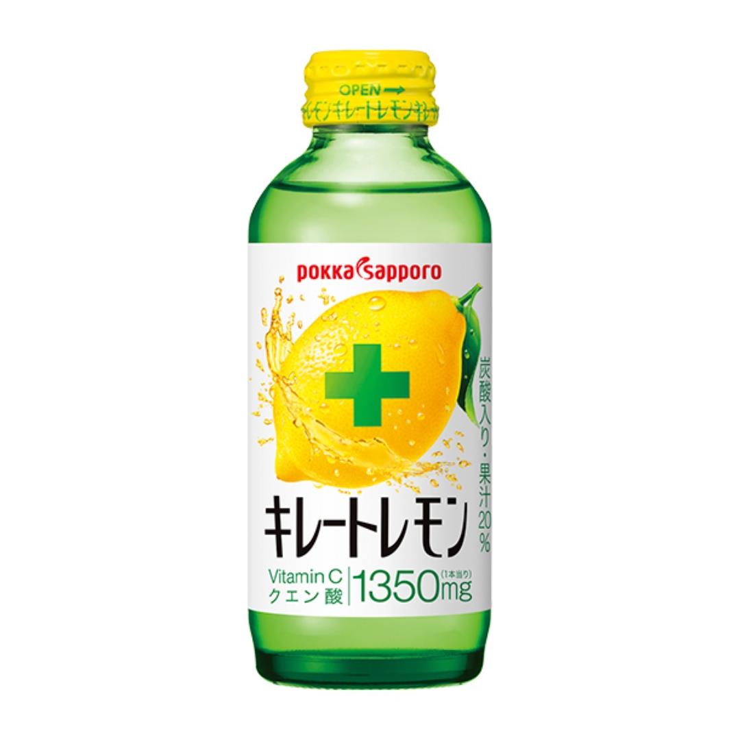 (Case) Pokka Sapporo Kireto Chelated Lemon Drink キレートレモン 155ml*24