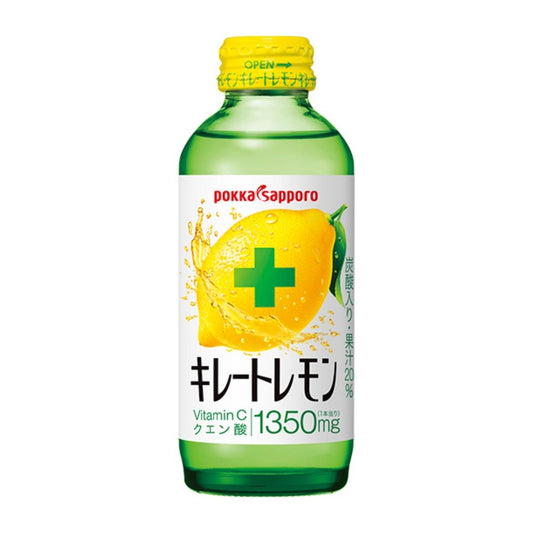 (Case) Pokka Sapporo Kireto Chelated Lemon Drink キレートレモン 155ml*24