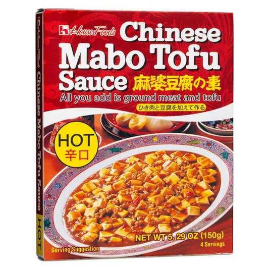 (Case) House Foods Chinese Mabo Tofu Sauce (Hot) 麻婆豆腐の素 (辛口) 150g*30