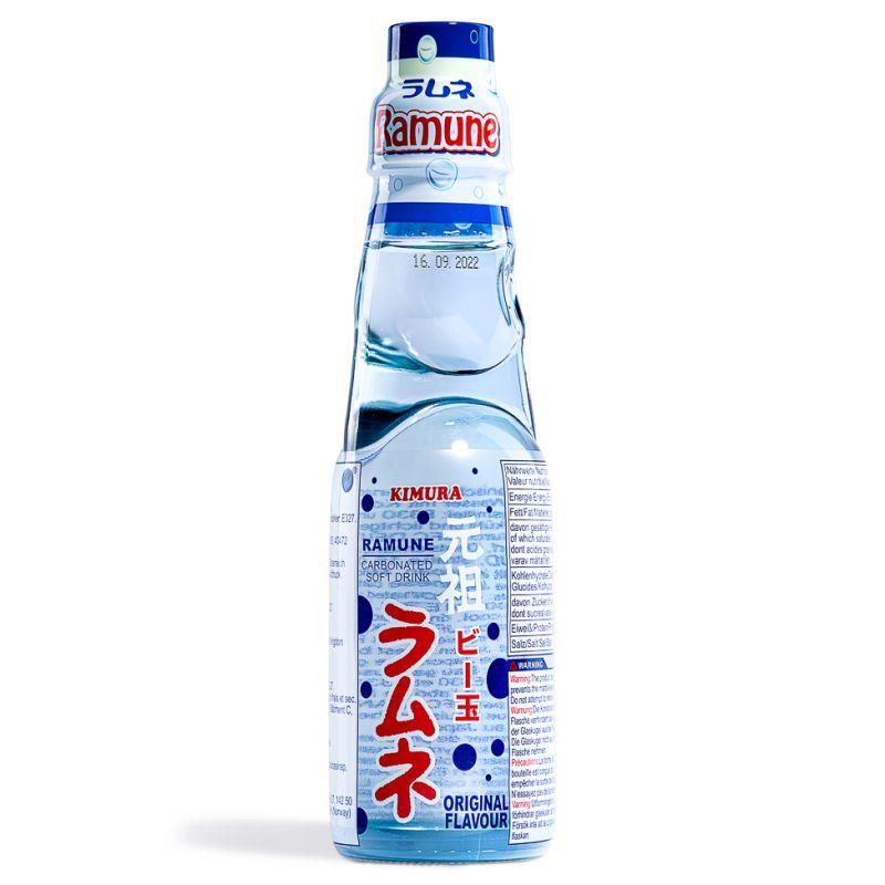 (Case) Kimura Ramune Carbonated Soft Drink (Original Flavour) 200ml*18