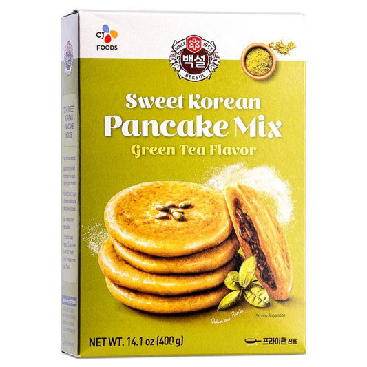 Beksul Sweet Korean Pancake Mix (Green Tea Flavour) 10 x 400g