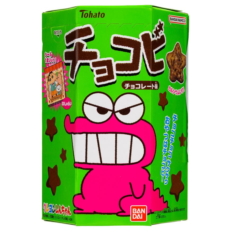 (Case) Tohato Crayon Shin-chan Chocolate Snack 25g*6*8
