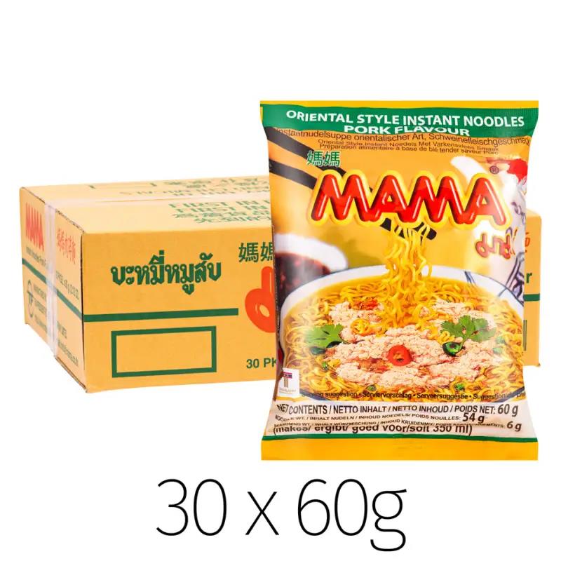 (Case) Mama Oriental Style Instant Noodles (Pork Flavour) 60g*30