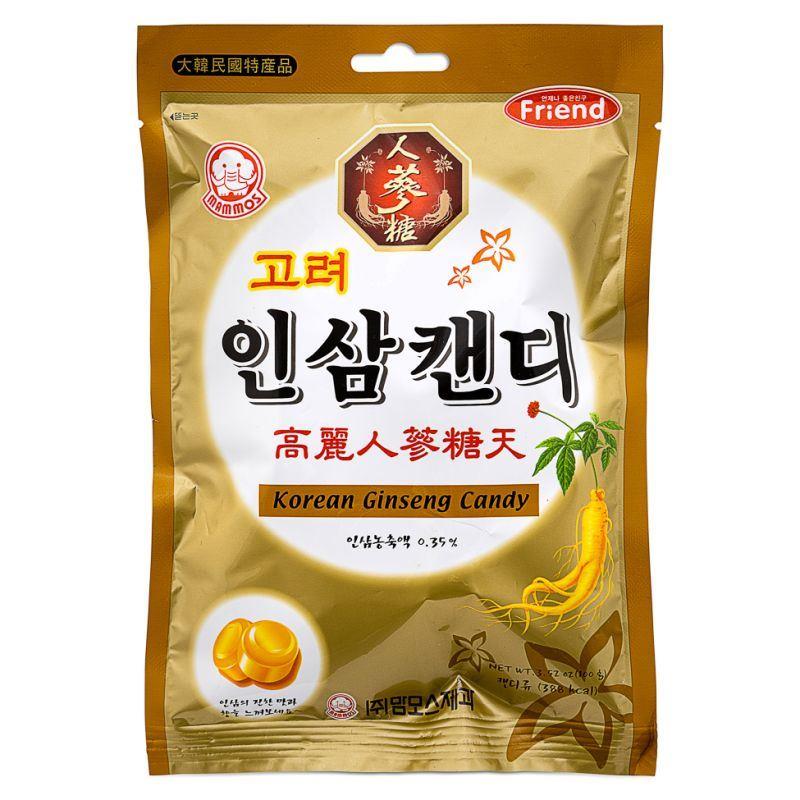 (Case) Mammos Korean Ginseng Candy 高麗人參糖天 80g*20