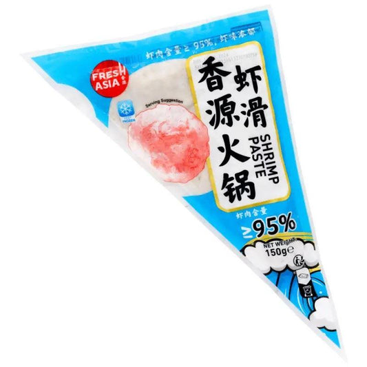 ❄️ Freshasia Frozen Raw Hotpot Shrimp Paste (Pack) 香源火鍋 蝦滑 (三角包) 40 x 150g