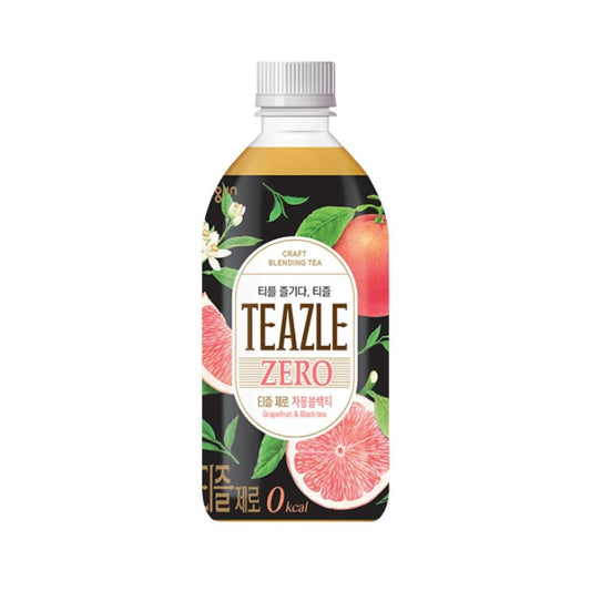 Woongjin Teazle Zero Grapefruit & Black Tea 티즐 제로 자몽블랙티 20 x 500ml