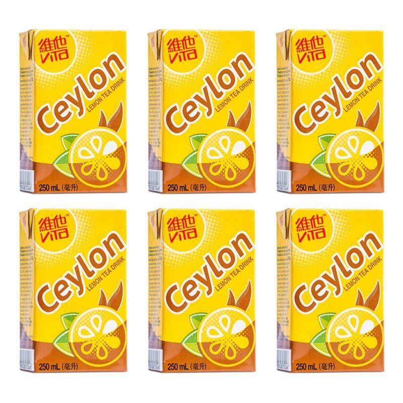 (Case) Vita Ceylon Lemon Tea Drink 維他 錫蘭檸檬茶 (250ml*6)*8