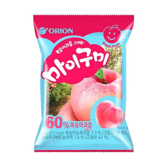 (Case) Orion O'Jelly Soft Gummy Candy (Peach Flavour) 66g*40