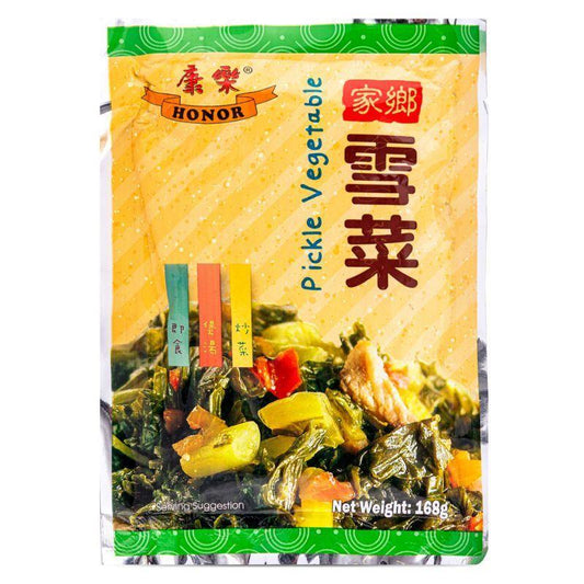 (Case) Honor Pickle Vegetable 康樂 家鄉雪菜 168g*50