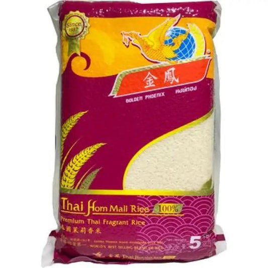 (Case) Golden Phoenix (Hong Thong) Thai Jasmine Rice 金鳳 泰國頂級茉莉香米 5kg*4