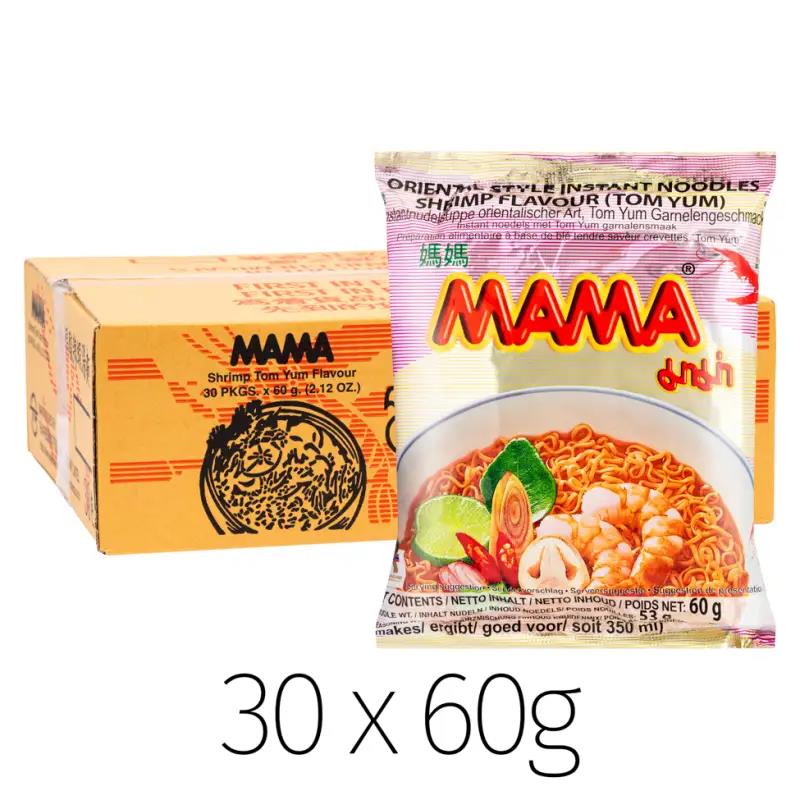 (Case) Mama Oriental Style Instant Noodles (Shrimp Tom Yum Flavour) 60g*30
