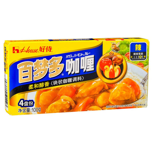 (Case) House Foods Curry Block (Hot) 好侍 百夢多咖喱 (辣味) 100g*30
