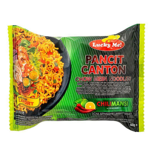 (Case) Lucky Me Pancit Canton Chow Mein Noodles (Chili Mansi Favour) 60g*24