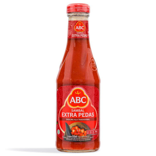 ABC Sambal Extra Pedas (Extra Hot Chili Sauce) 24 x 335ml