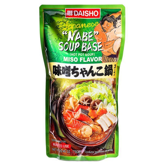(Case) Daisho Japanese Nabe Hot Pot Soup Base (Miso Flavour) 味噌ちゃんこ鍋 750g*10
