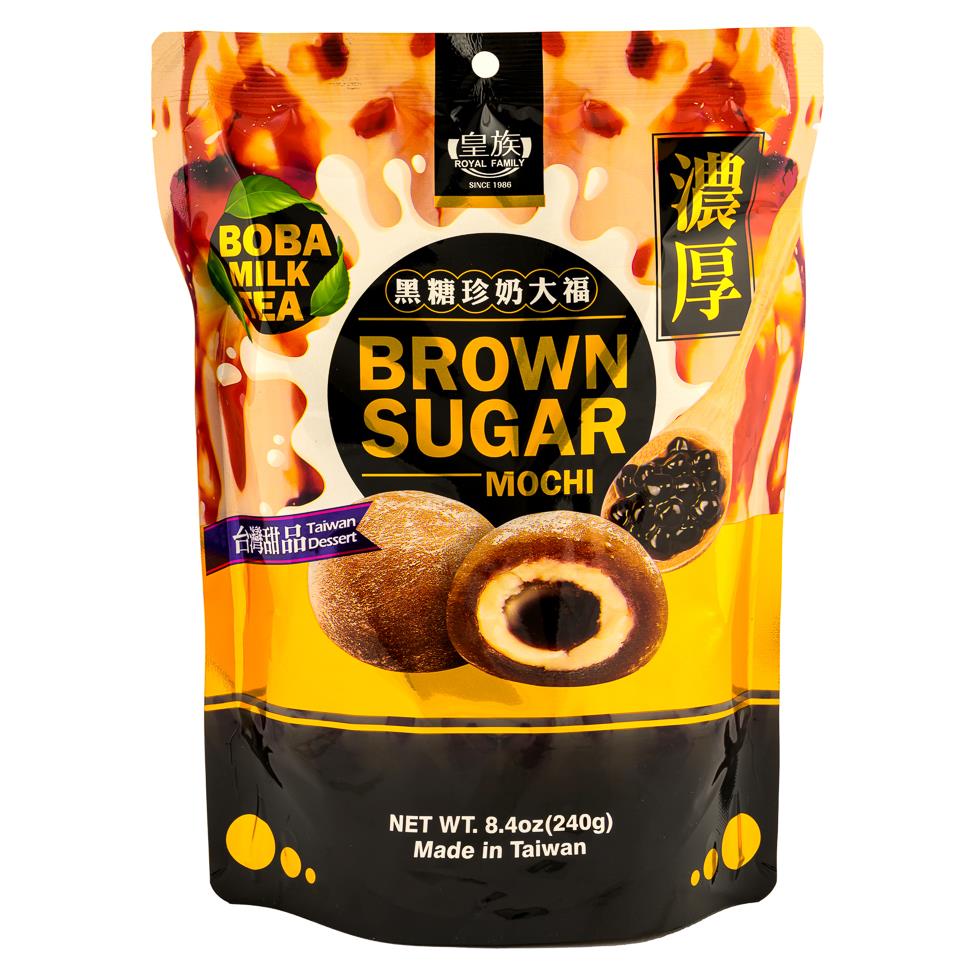 (Case) Royal Family Brown Sugar Boba Milk Tea Mochi 240g*12