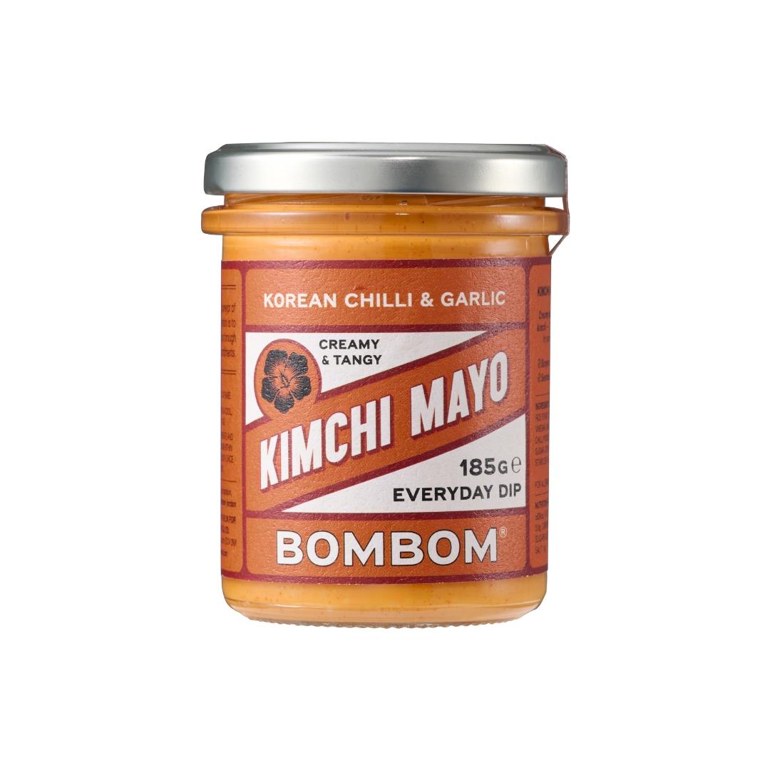 BOMBOM Korean Chilli & Garlic Kimchi Mayo 6 x 165g
