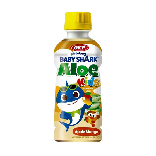 OKF Pinkfong Baby Shark Aloe Kids Drink (Apple Mango Flavour) 24 x 240ml