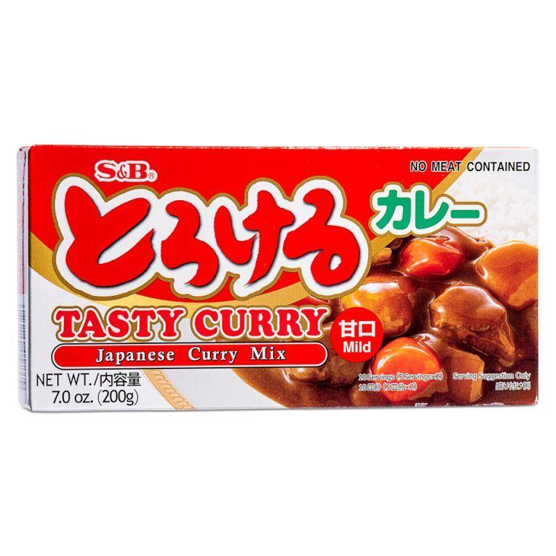 (Case) S&B Tasty Curry Japanese Curry Mix (Mild) とろける カレー (甘口) 200g*60