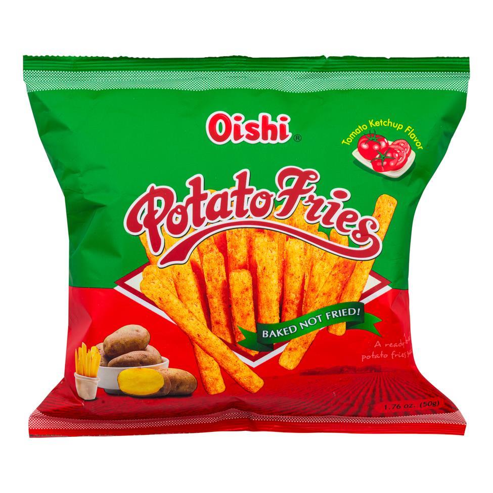 (Case) Oishi Potato Fries (Tomato Ketchup Flavour) 50g*50