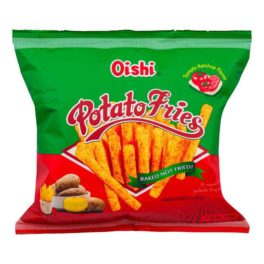 (Case) Oishi Potato Fries (Tomato Ketchup Flavour) 50g*50
