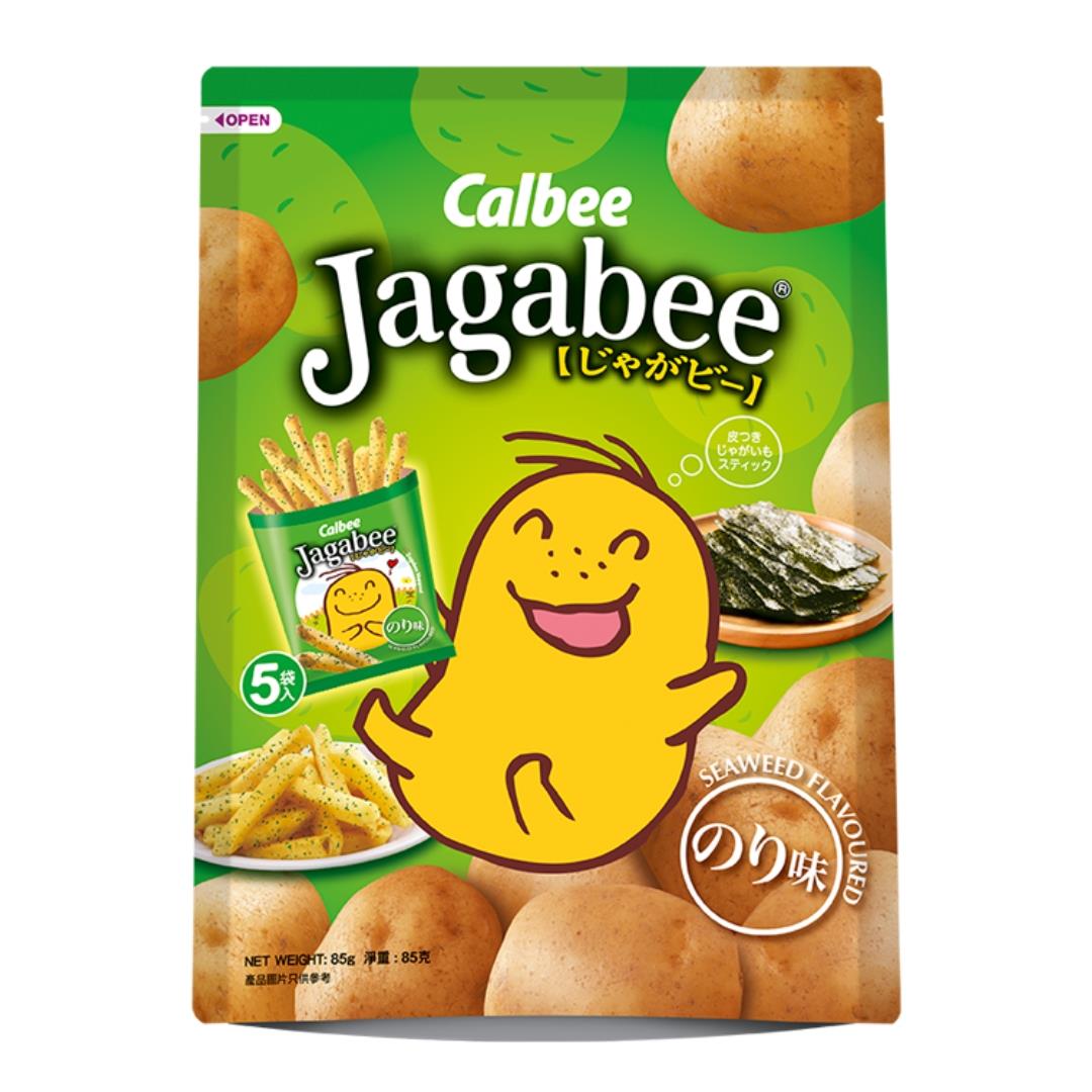 (Case) Calbee Jagabee Potato Sticks (Seaweed Flavour) 85g*12