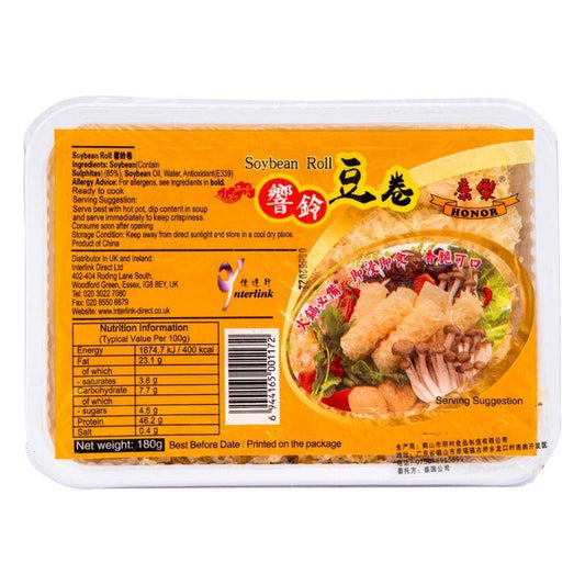 (Case) Honor Soybean Roll 康樂 響鈴豆卷 180g*15