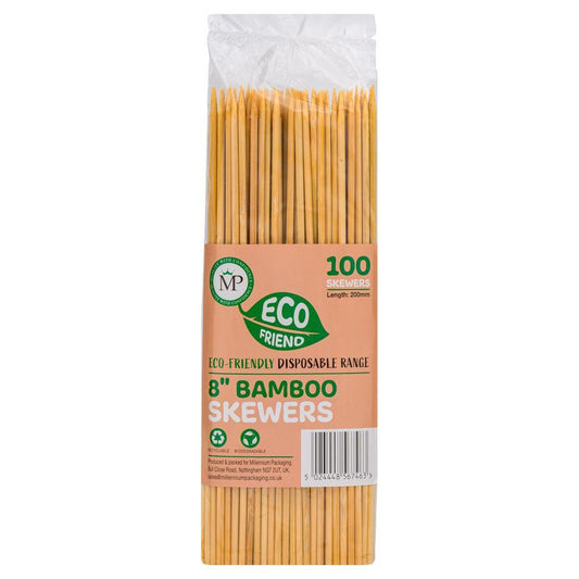 (Case) MP Bamboo Skewers 8" (100pcs) 8吋沙爹竹簽 (100支) *10*10