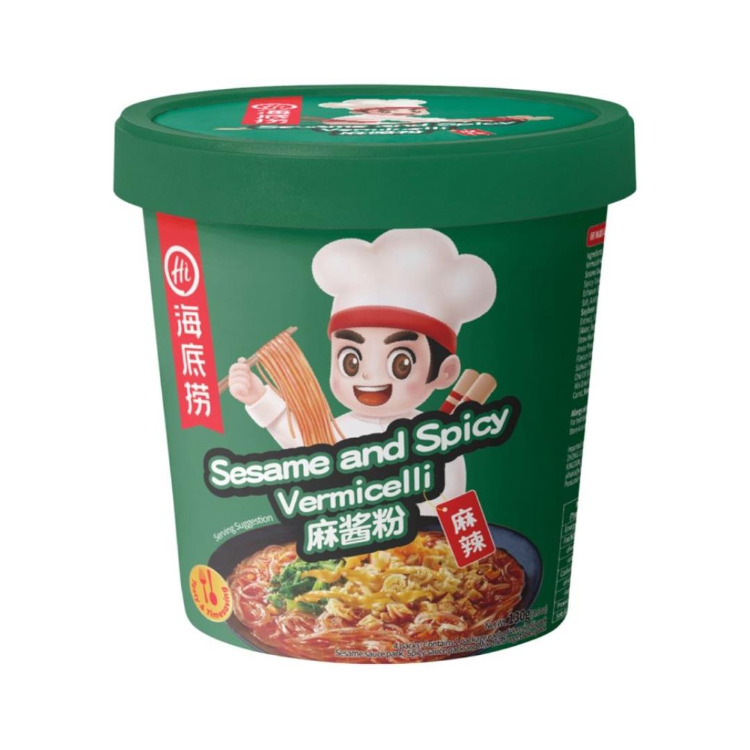 (Case) Haidilao Instant Cup Vermicelli (Sesame & Spicy Flavour) 130g*12