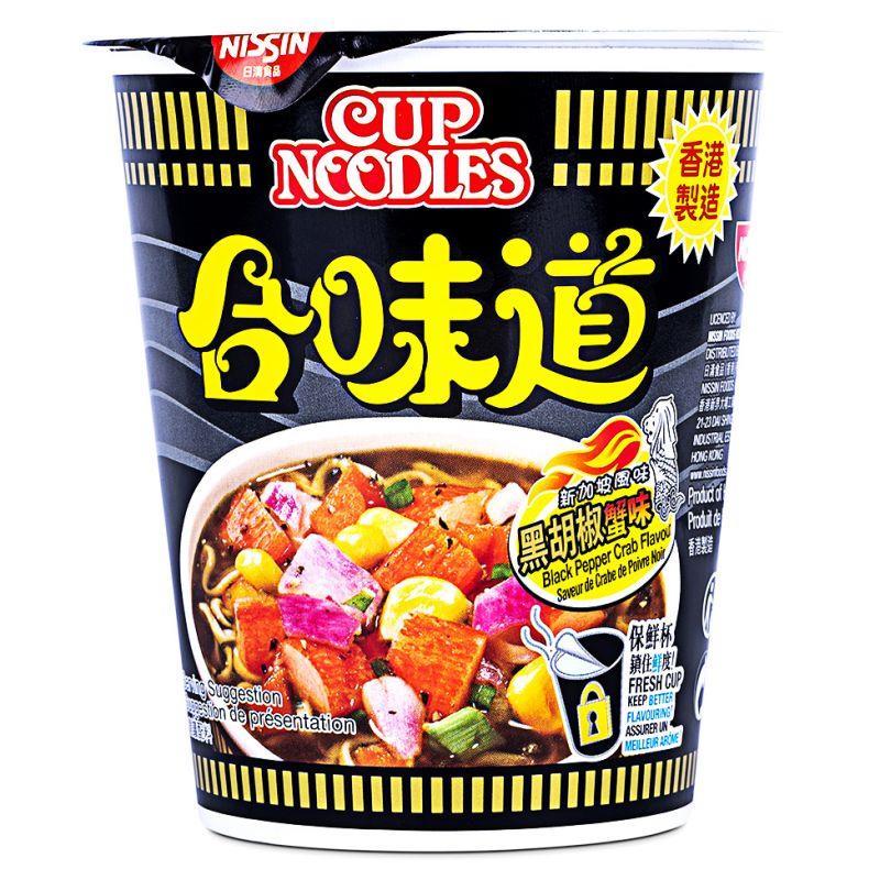 (Case) Nissin Black Pepper Crab Flavour Cup Noodle 合味道 黑胡椒蟹味 杯面 74g*24