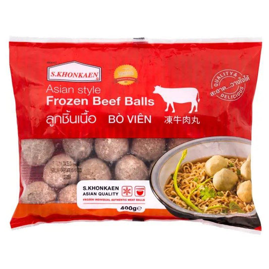 ❄️ S.Khonkaen Asian Style Frozen Beef Balls 凍牛肉丸 12 x 400g