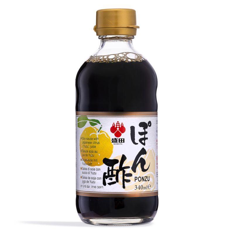 (Case) Morita Ponzu Soy Sauce with Japanese Citrus (Yuzu) Juice 340ml*12