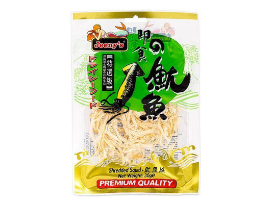 (Case) Jeeny's Shredded Squid 特選級即食魷魚絲 30g*30
