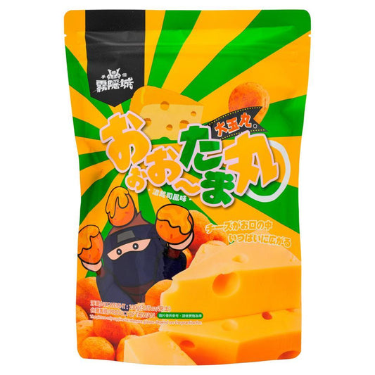 (Case) Kirigakure Puffed Ball (Cheese Flavour) 霧隱城 大玉丸(濃起司風味) 100g*15