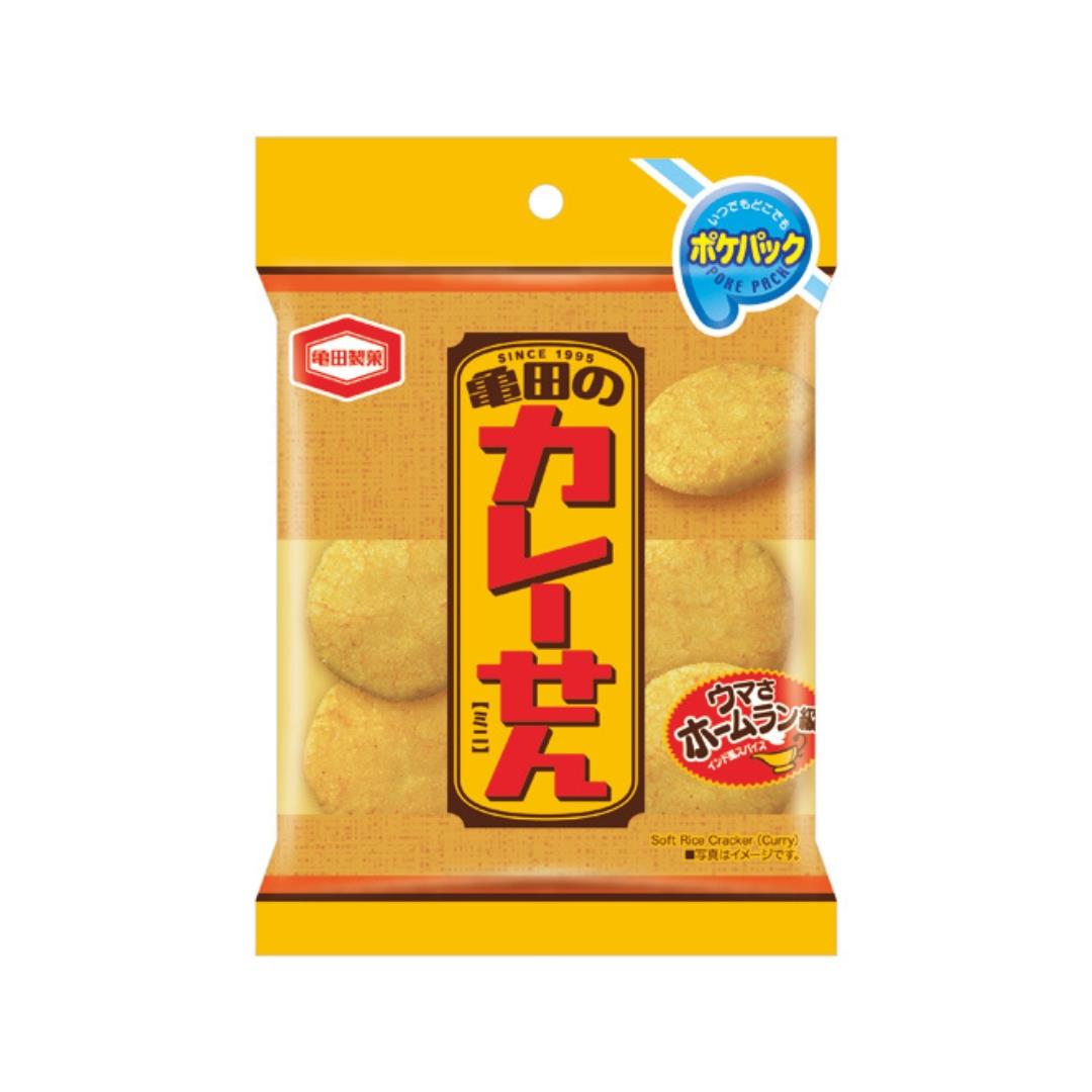 (Case) Kameda Mini Soft Rice Cracker (Curry Flavour) カレーせんミニ ポケパック 35g*40