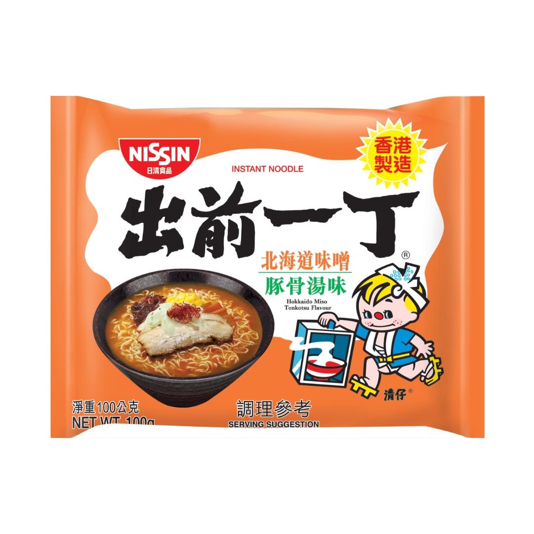 (Case) Nissin Hokkaido Miso Tonkotsu Flavour Noodles 出前一丁北海道味噌豬骨湯味麵 100g*30