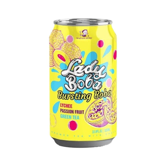 (Case) Madam Hong Bubble Tea (Lychee Passion Fruit) 320ml*24