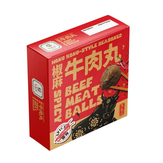 ❄️ Tai Lung Fung Frozen Hong Kong-Style Seasoned Beef Meat Balls (Spicy) 大龍鳳 椒麻牛肉丸 28 x 250g