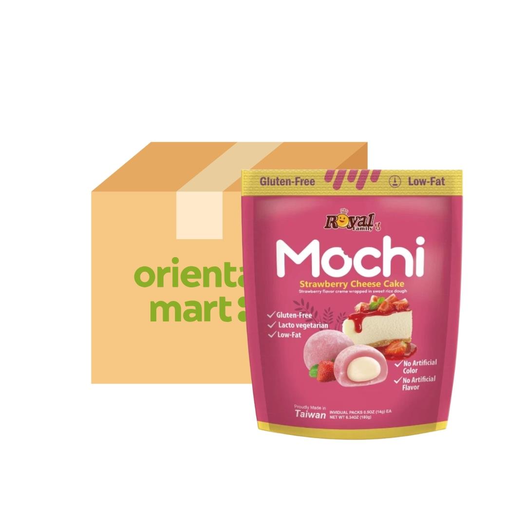 Royal Family Strawberry Cheese Cake Mochi 12 x 180g