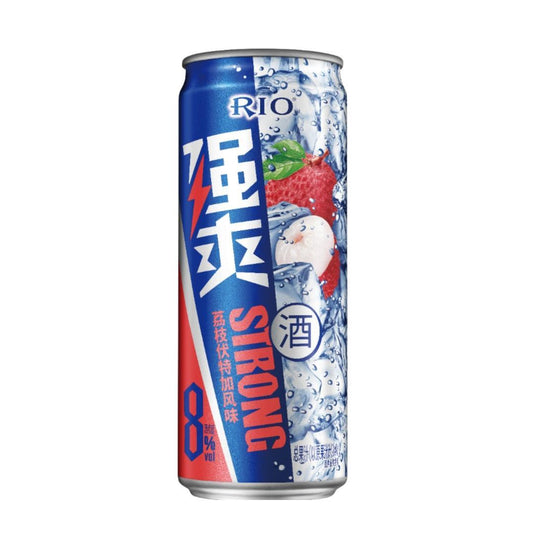 (Case) Rio Strong Cocktail (Lychee Vodka Flavour) 強爽系列 荔枝伏特加風味雞尾酒 (ABV 8%)*12