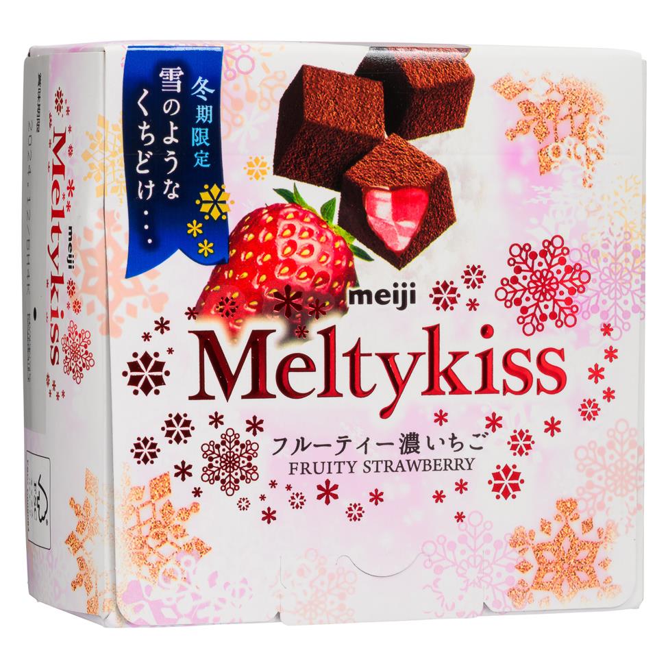 (Case) Meiji Meltykiss (Fruity Strawberry Cocoa) (JPN Version) 52g*5*12