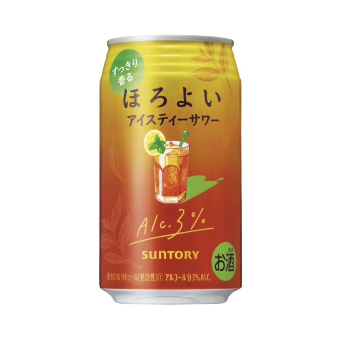 Suntory Horoyoi Cocktail Iced Tea Sour Chuhai Spritzer ほろよい アイスティーサワー (ABV 3%) 24 x 350ml